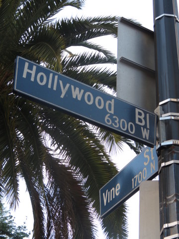 Hollywood Blvd in Los Angeles
