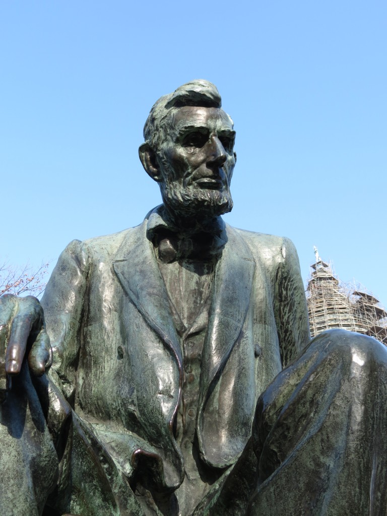Lincoln statue on the capital grounds
