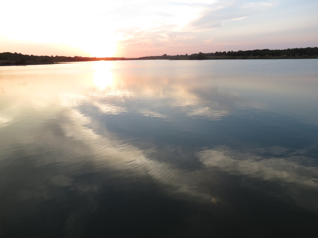 Sunset at Lake Zorinsky