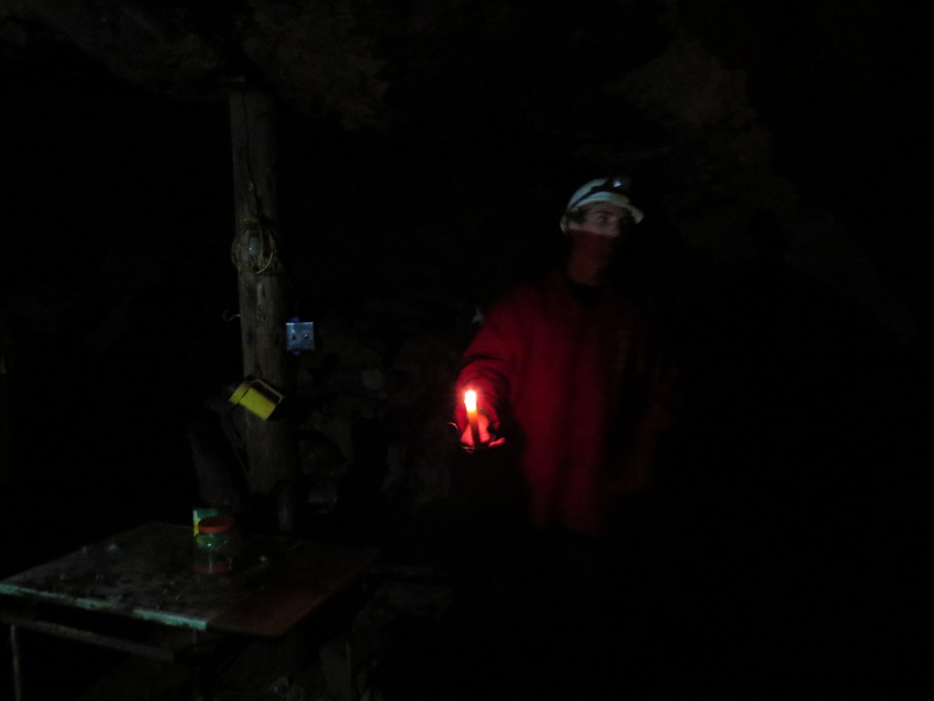 It's dark down in the mine