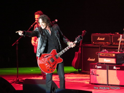 Rick Springfield and red guitar