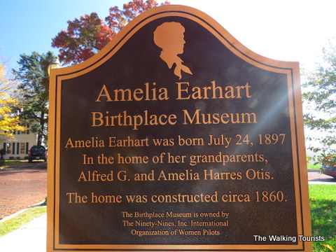 Amelia Earhart was born in Atchison, Kansas 