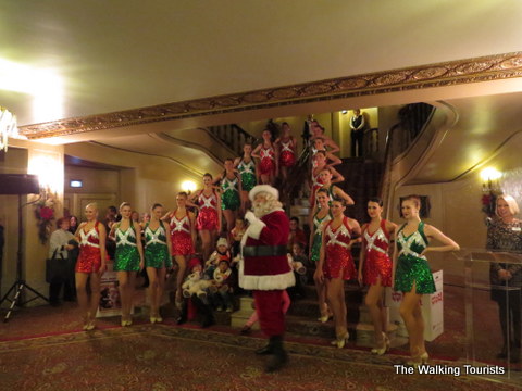 Radio City Rockettes with Santa
