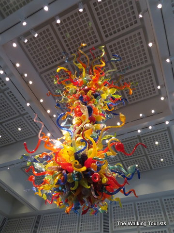 Chihuly from the ceiling 