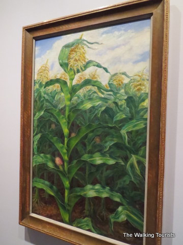 Kansas cornfield at Wichita Art Museum