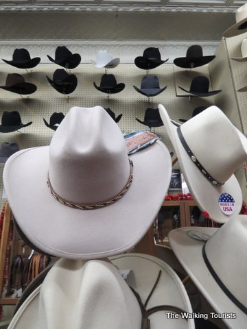 Cowboy hats at Hatman Jack's 