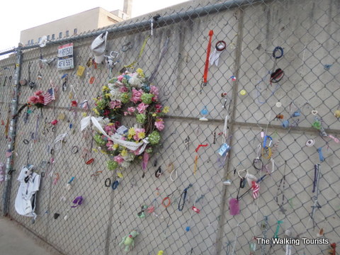 Memory wall at Oklahoma City Memorial 