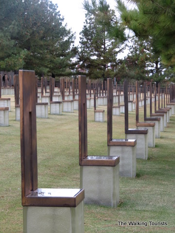 168 chairs at Oklahoma City Memorial 