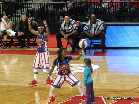 Harlem Globetrotters had great audience interaction 