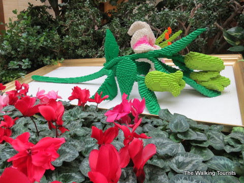 Oriental Lily built out of LEGO