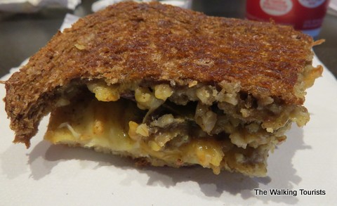 Grilled cheese options are many on different breads and different fillings 