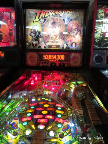 Bene kept the arcade with many classic and current pinball games