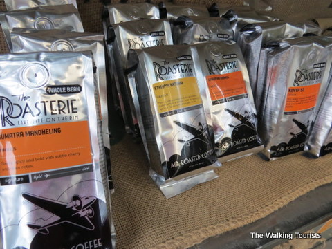 Bagged, sealed and ready for delivery - The Roasterie coffee