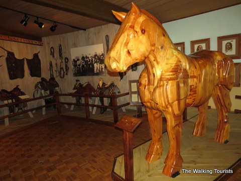 History of the horse is described in displays 
