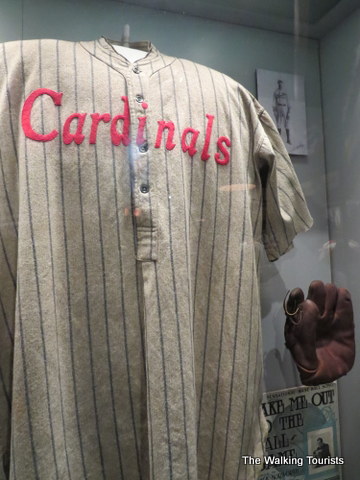 One of the early Cardinals jerseys w/o the cardinal bird