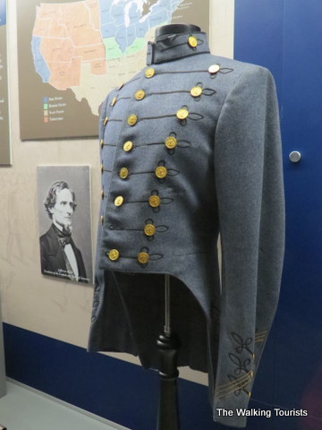 Academy uniforms on display at Jefferson Barracks