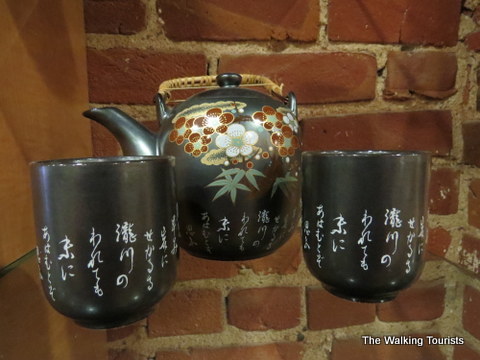 Nice teapot set at the tea smith on the  Omaha Caffeine Crawl