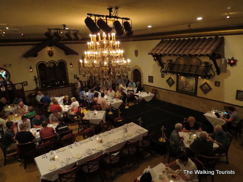 One of many dining areas in Columbia Restaurant in Ybor City