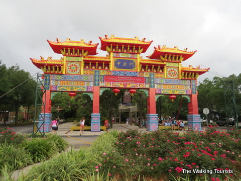 Chinese lantern exhibit, zoominations, runs through May 31st at Lowry Park Zoo in Tampa, Florida