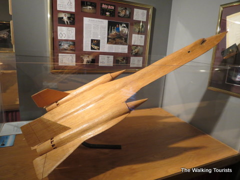 Sr71 made out of matchsticks at Matchstick Marvels in Gladbrook, Iowa
