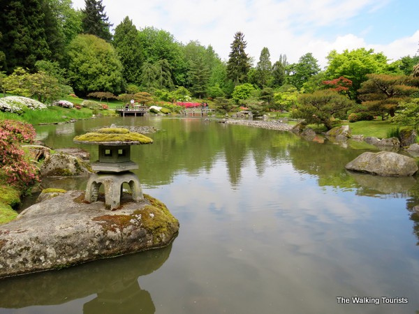 Seattle's Japanese Garden provides a serene visit in the middle of the city.