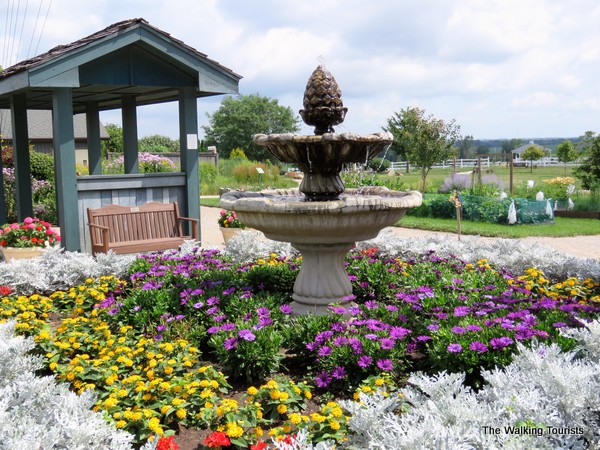 Floral gardens in Waterloo, Iowa 