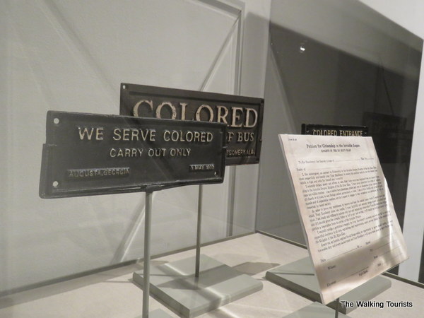 Signs like these separated African Americans from whites.
