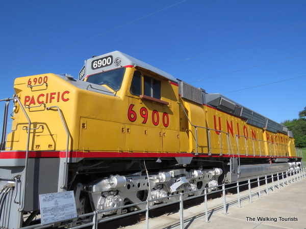 Union Pacific Centennial Engine 6900 at Kenefick Park.
