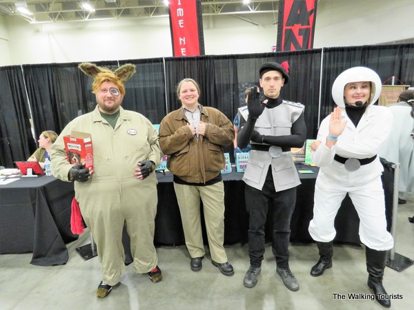"Spaceball" characters - Barf, Lonestar, Snotty and a radar operator.