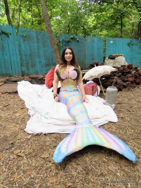A mermaid in a forest? Yes, if it's at the KC Renaissance Faire.