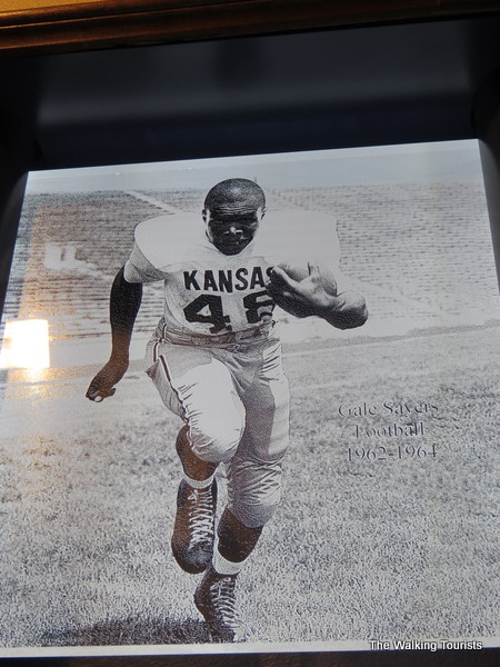 Omahan Gales Sayers, aka the "Kansas Comet," was a star for the Jayhawks and later in the National Football League.