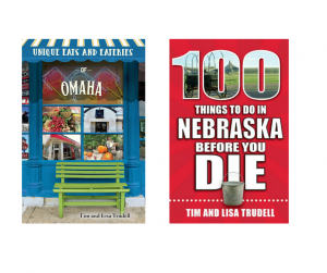 100 Things Nebraska and Unique Eats Omaha book covers