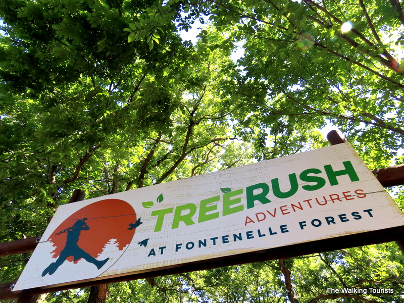 Tree Rush Sign in the trees