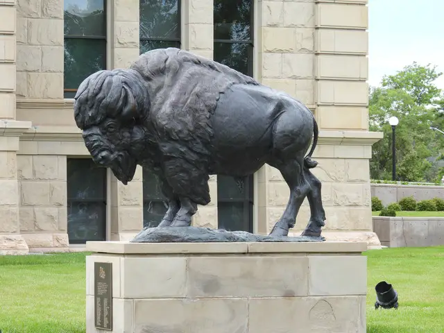 Bison statue